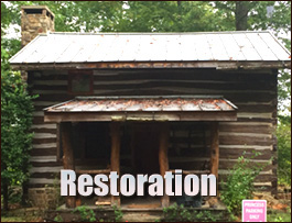 Historic Log Cabin Restoration  Petersburg, Ohio